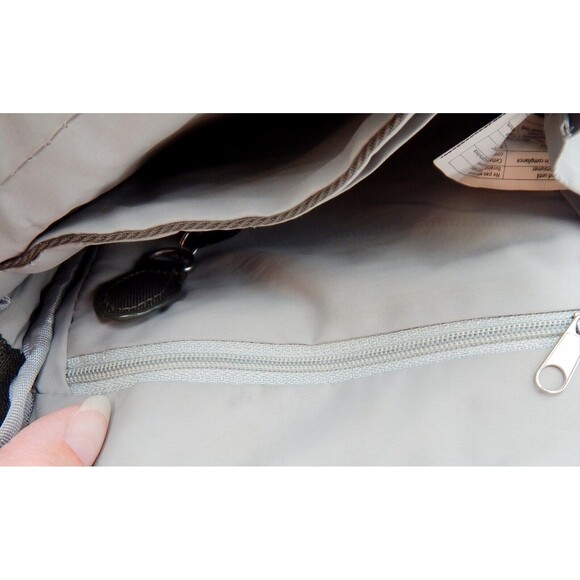 Travelon Anti-Theft Signature Quilted Slim Pouch Olive Green Crossbody Bag 42759 - Picture 8 of 12